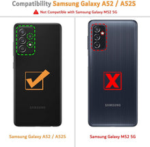 Samsung Galaxy A52/A52s 5G Leder Hülle Flipcase Schwarz