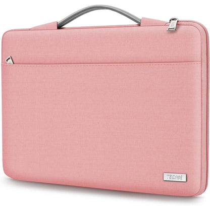 14 Zoll Laptoptasche mit stoßfestem Schutz, Rosa