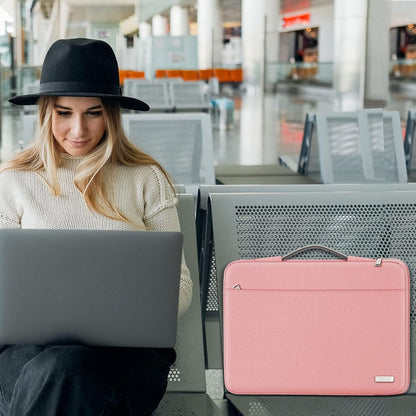 14 Zoll Laptoptasche mit stoßfestem Schutz, Rosa