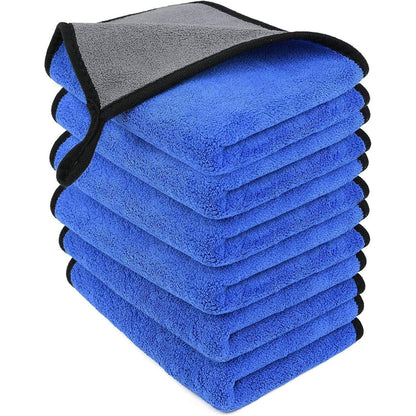 Mikrofasertücher Auto 6er Set 500GSM Fusselfreie Handtuch