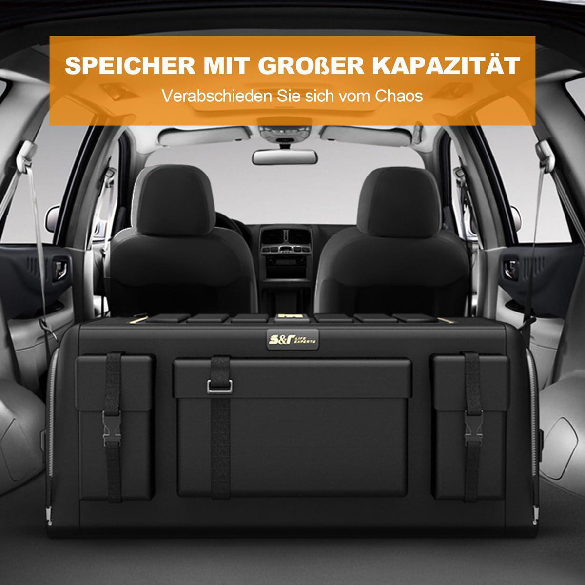 Kofferraum Organizer 60L Faltbar – Auto Aufbewahrungstasche