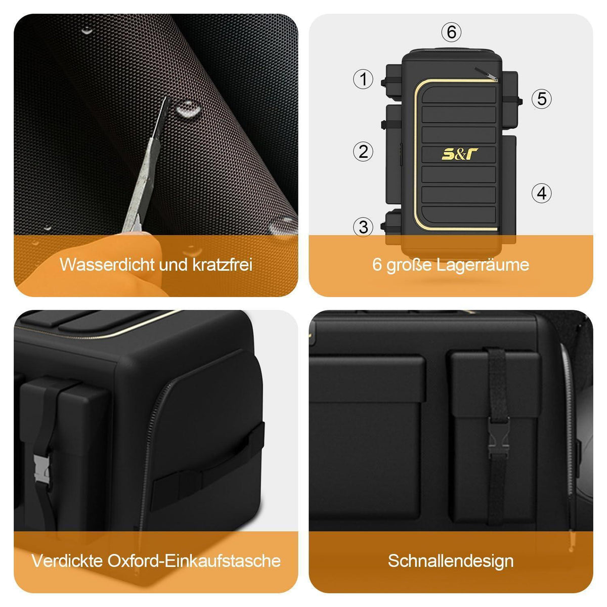Kofferraum Organizer 60L Faltbar – Auto Aufbewahrungstasche