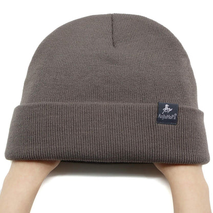 Strickmütze Unisex Weich Warm Braun Einheitsgröße