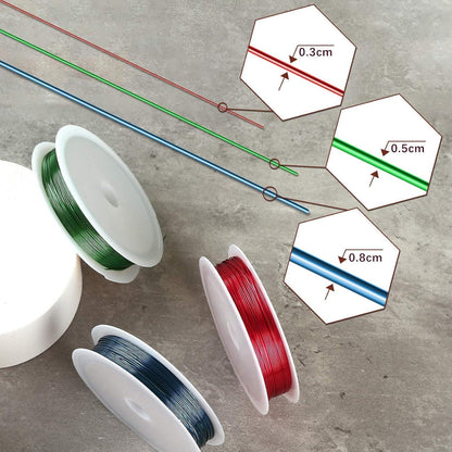 Kupferdraht Set 10 Farben – Schmuckdraht 0,5 mm für Basteln