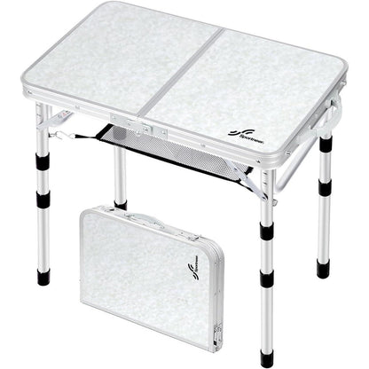 Sportneer Campingtisch Aluminium höhenverstellbar klappbar
