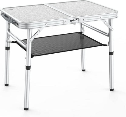 Klappbarer Campingtisch höhenverstellbar tragbarer Klapptisch 60x40 cm