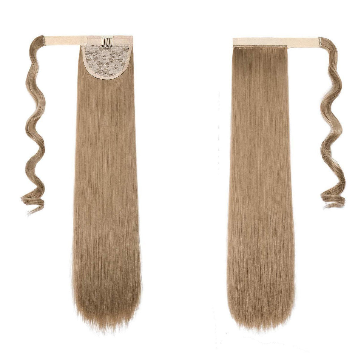Clip in Pferdeschwanz Extension Sandy Blonde 55cm