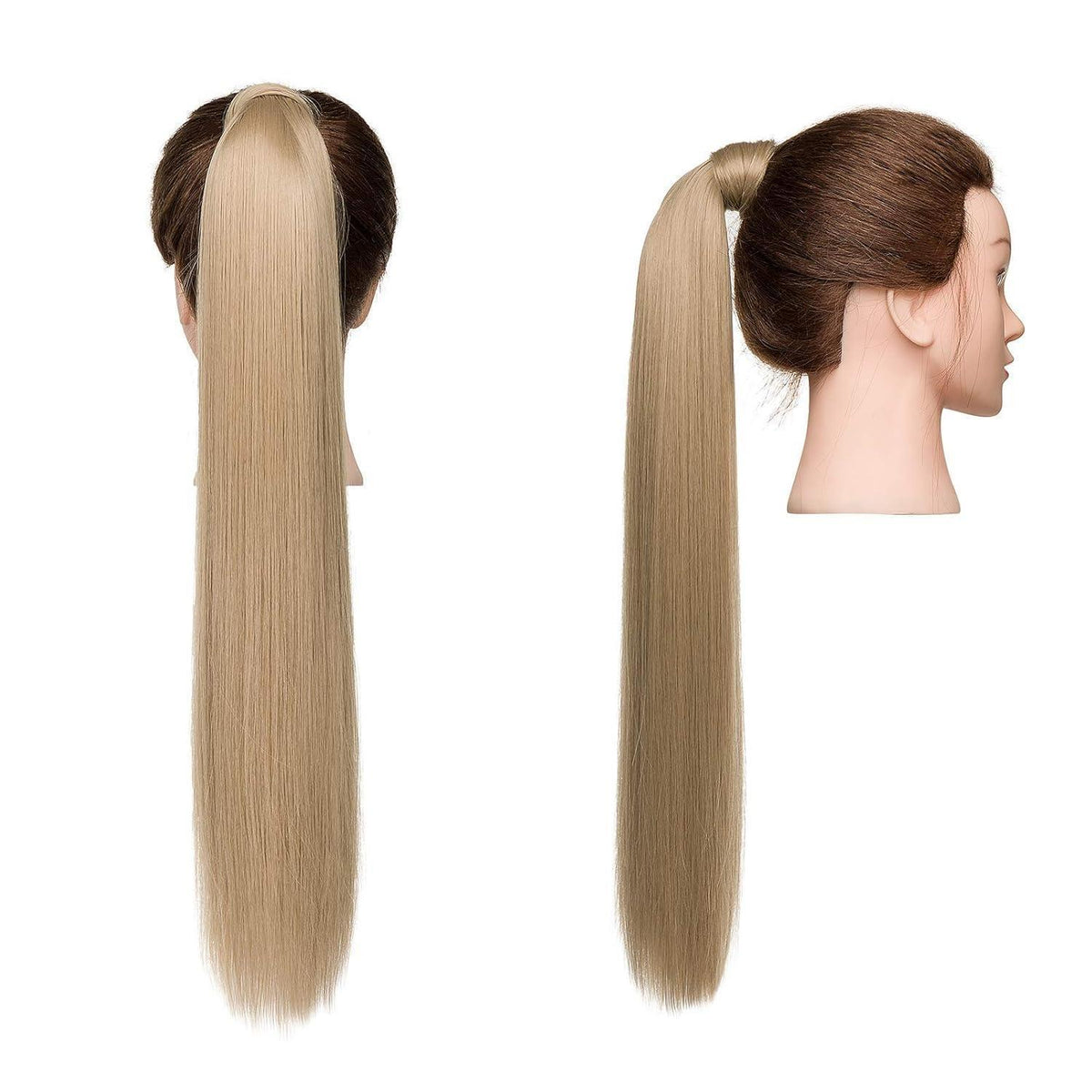 Clip in Pferdeschwanz Extension Sandy Blonde 55cm