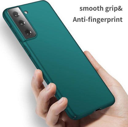 Samsung S21 5G Hülle - Dünn Schlank Anti-Scratch Hardcase Grün 6,2 Zoll