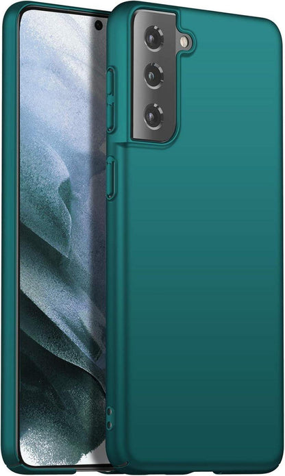 Samsung S21 5G Hülle - Dünn Schlank Anti-Scratch Hardcase Grün 6,2 Zoll