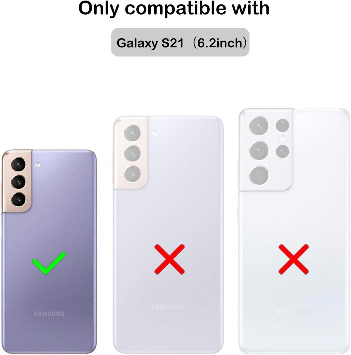 Samsung S21 5G Hülle - Dünn Schlank Anti-Scratch MattSchwarz