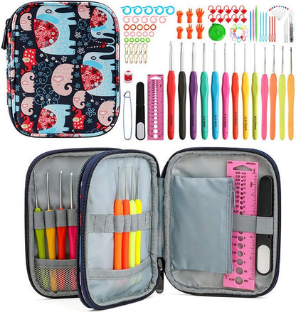 Häkelnadeln Set All-in-One Zubehör Kit mit Tasche