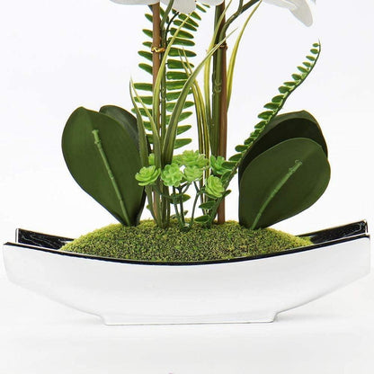 Künstliche Orchidee Phalaenopsis Bonsai Deko 38CM
