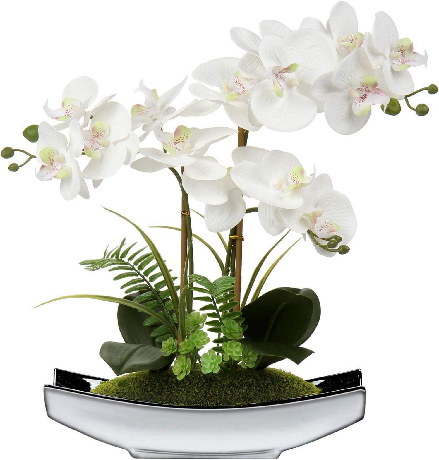Kunstblumen Orchideen Künstliche Phalaenopsis Tischdekoration