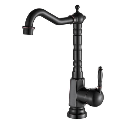 Ölgeriebene Küchenarmatur Bronze, Einhebel-Wasserhahn