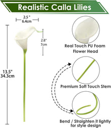 Künstliche Calla Lily Blumensträuße Hochzeit Party