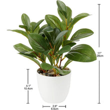 Künstliche Kamelie Seidenblumen Deko Blumenstrauß 28cm Green
