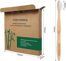12er Pack Bambus Zahnbürsten Set - Nachhaltige