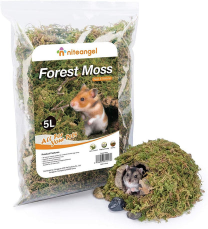 Natur-Moosstreu für Hamster und Reptilien 5L