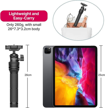 Handy Stativ 10 Zoll Mini Smartphone Halterung Selfie Stick 360 Grad