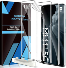 Displayschutz Xiaomi Mi 11 Pro 3 Stück TPU HD klar weich transparent