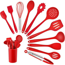 Silikon Küchenhelfer Set 12-teilig – Hitzebeständig & Antihaft