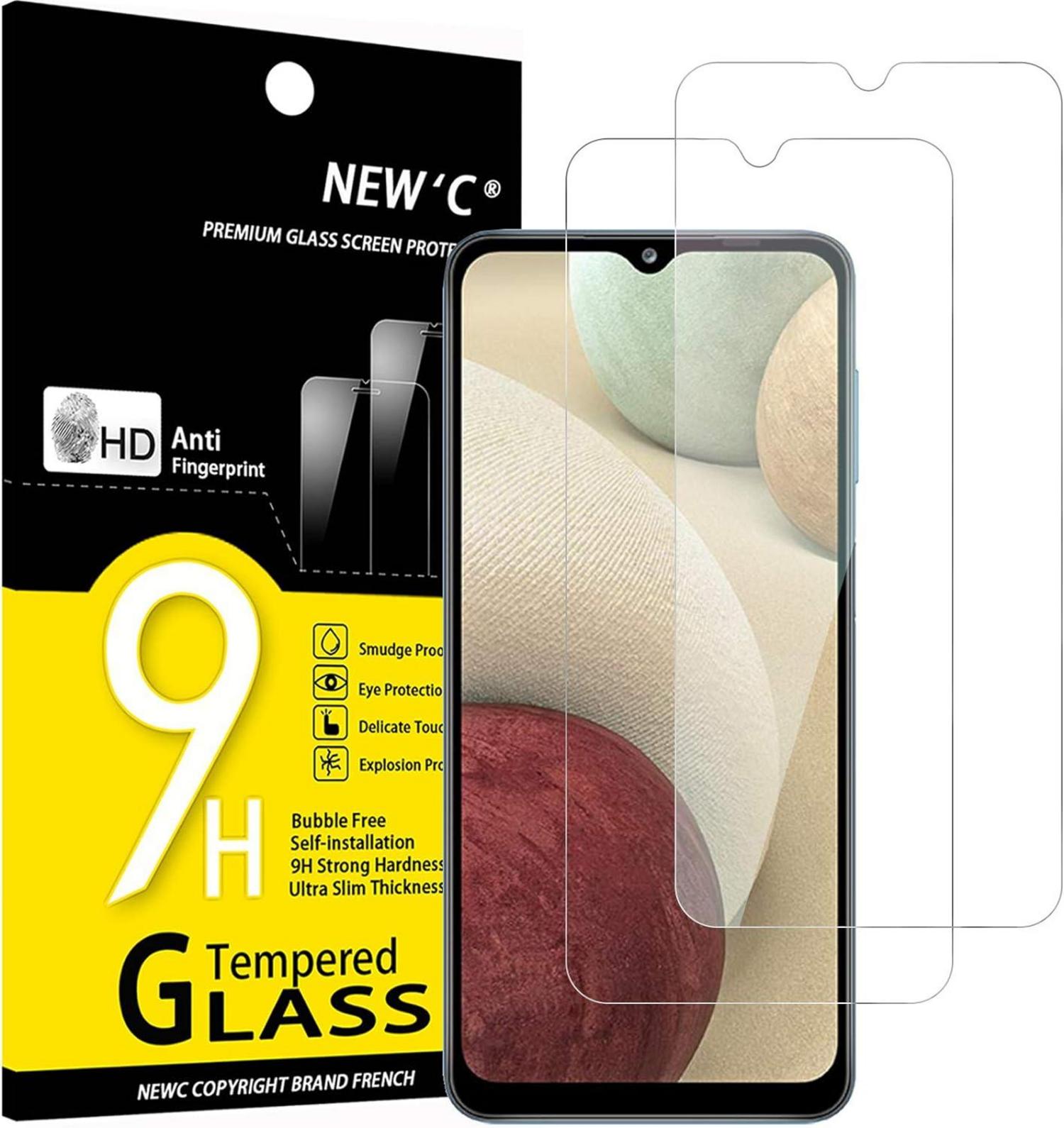 Panzer Schutz Glas Samsung Galaxy A12 HD 9H Ultra-klar