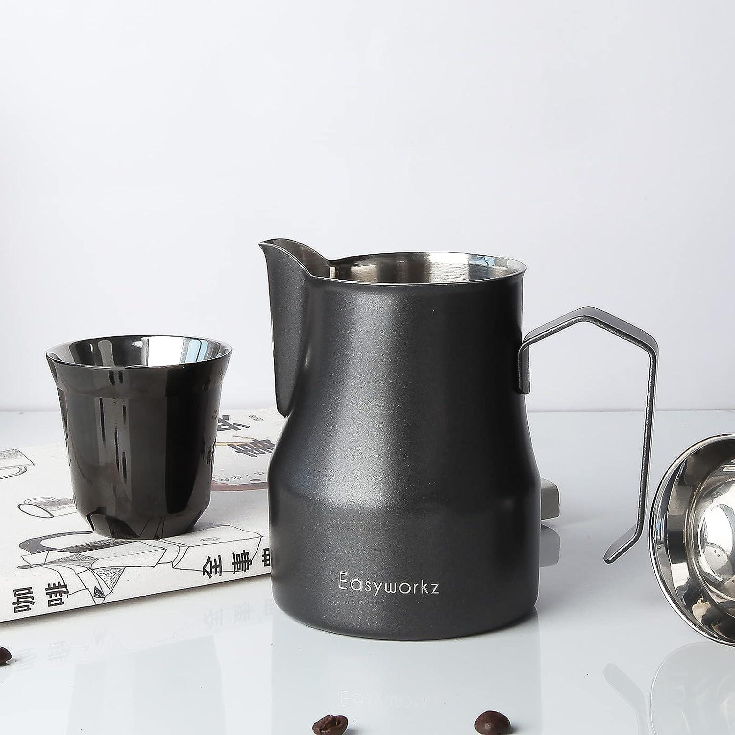 Milchaufschäumkrug Edelstahl 350ml Espresso Dampfkrug Kaffee