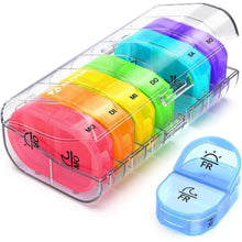 Tablettenbox 7 Tage Pillendose 2 Fächer