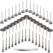 45-teiliges Drahtbürsten Set für Bohrmaschine, Edelstahl Polier- und