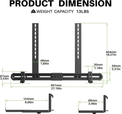 Universal Soundbar Halterung für