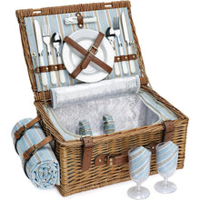 Picknickkorb Weide 4 Personen mit Zubehör & Decke