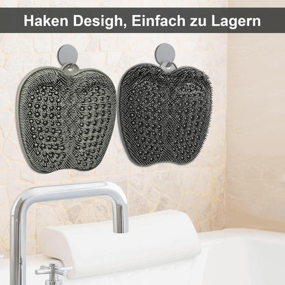 BESKAR Fußwäscher Massage Pad Rutschfest Saugnäpfen Peeling