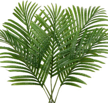 Künstliche Palmwedel Set 5 Stück 45cm Grün Textilpalmwedel