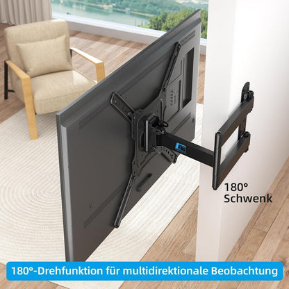 TV Wandhalterung Schwenkbar Neigbar 26-55 Zoll Flach Curved