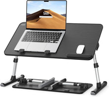 Laptoptisch Bett Frühstückstablett 5 Höhen 4 Winkel 17'' Schwarz