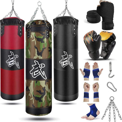 Schwerer Boxsack für Erwachsene Jugendliche Kinder Indoor/Garten MMA