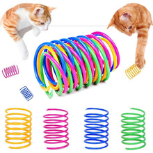 Grantop 20 Stück Katze Spielzeug, Bunte Spiralfedern