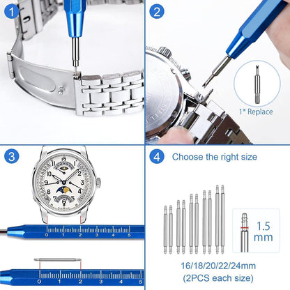 Uhrenarmband Werkzeug Set Uhrmacherwerkzeug Benutzerhandbuch