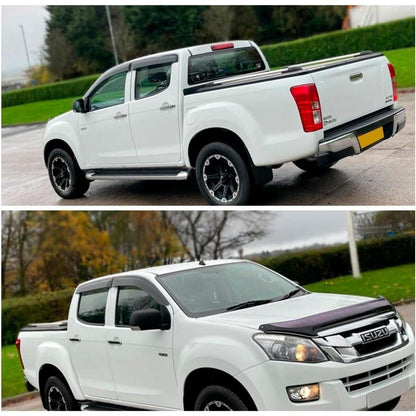 Windabweiser Isuzu D-Max 2012-2019 Rauchgrau 4-tlg.
