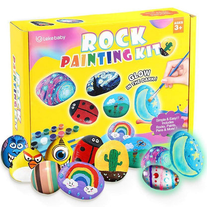 Steine Bemalen Set für Kinder – Kreatives Malset Geschenk