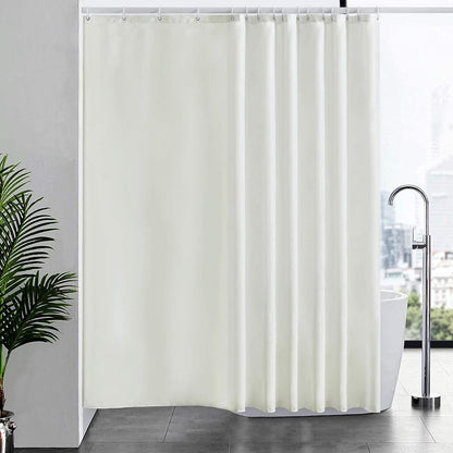 Duschvorhang Überlänge Antibakteriell wasserdicht 240x180cm beige