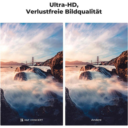 77mm ND Filter Set ND4+ND8+ND64+ND1000 für Kreative Fotos
