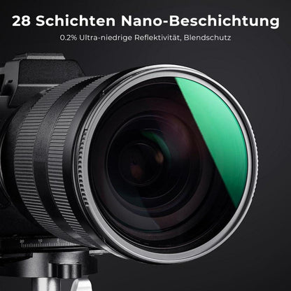 ND Filterset 77mm Neutral Graufilter Set ND4+ND8+ND64+ND1000 Kit