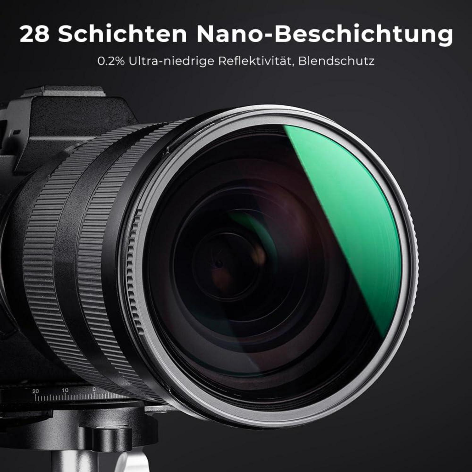 ND Filterset 58mm Graufilter Set ND4+ND8+ND64+ND1000 Kit