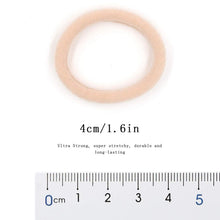 Weiches Nylon Pferdeschwanz Halter B?nder 50 Stk, Hellblond