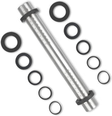 Edelstahl Teigroller mit abnehmbaren Ringen, Antihaft Rolling Pin 35cm