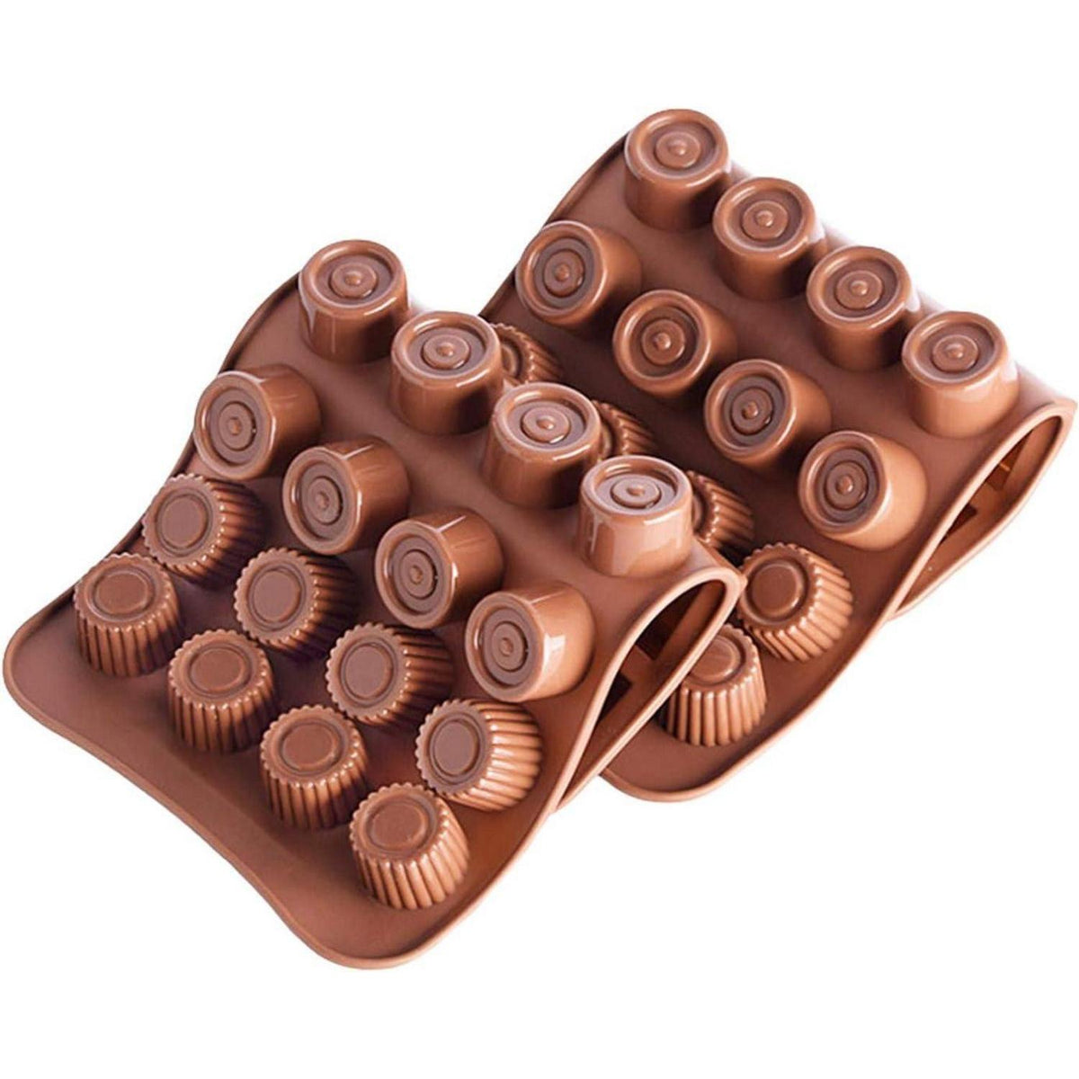 Silikon Schokoladenform 3er Set – Pralinen & Süßigkeiten Backform