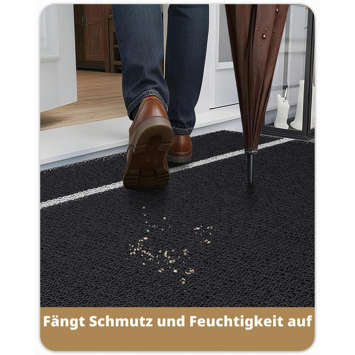 Schmutzfangmatte 90x150 cm – Rutschfest & Waschbar