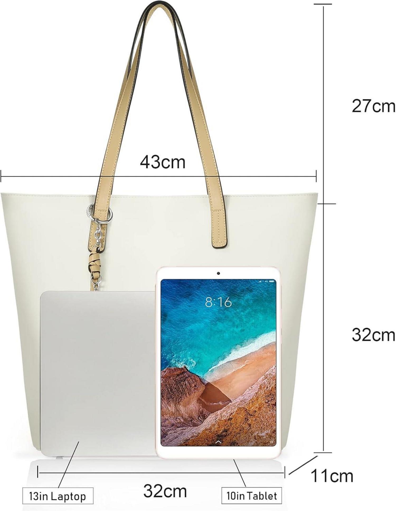 Handtasche Damen Shopper Groß für Büro Schule Einkauf Elegantes